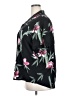 28 Palms Tropical Black Short Sleeve Blouse Size XXL - photo 5