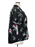28 Palms Tropical Black Short Sleeve Blouse Size XXL - photo 4