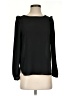 Ann Taylor LOFT 100% Polyester Black Long Sleeve Blouse Size XXS - photo 1