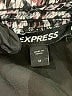 Express Floral Gray Black Casual Skirt Size M - photo 3