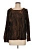 Amadi Brown Long Sleeve Blouse Size M - photo 1