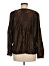 Amadi Brown Long Sleeve Blouse Size M - photo 2