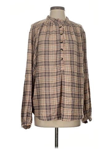 Free People Long Sleeve Button-Down Shirt (view 1)
