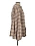 Free People Plaid Brown Long Sleeve Button-Down Shirt Size XS - photo 4