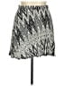 rue21 Chevron-herringbone Silver Ivory Casual Skirt Size XL - photo 1