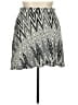 rue21 Chevron-herringbone Silver Ivory Casual Skirt Size XL - photo 2
