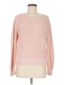 525 America 100% Cotton Solid Pink Pullover Sweater Size M - photo 1
