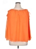 Kaari Blue 100% Polyester Orange Sleeveless Blouse Size XL - photo 1
