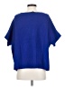 Diane von Furstenberg 100% Wool Blue Poncho Size P - Sm - photo 2