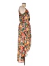 ECI 100% Polyester Floral Orange Casual Dress Size 10 - photo 4