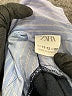 Zara 100% Cotton Color Block Blue Long Sleeve Button-Down Shirt Size 11 - 12 - photo 3