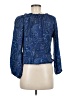 Lucky Brand Blue 3/4 Sleeve Blouse Size M - photo 2