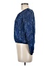 Lucky Brand Blue 3/4 Sleeve Blouse Size M - photo 5