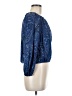 Lucky Brand Blue 3/4 Sleeve Blouse Size M - photo 4