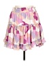 Adrienne 100% Polyester Hearts Pink Casual Skirt Size L - photo 1