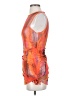 Unbranded Tie-dye Orange Cocktail Dress Size XS (estimated) - photo 5