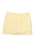 Unbranded Solid Yellow Casual Skirt Size L - photo 1