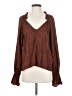 Minkpink 100% Polyester Brown Long Sleeve Blouse Size S - photo 1