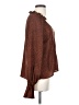 Minkpink 100% Polyester Brown Long Sleeve Blouse Size S - photo 4