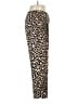 J.Crew 100% Polyester Animal Print Gold Casual Pants Size 6 - photo 4