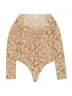 Open Edit Tan Bodysuit Size M - photo 1