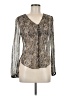 Veronica Beard Silver Long Sleeve Blouse Size 6 - photo 1