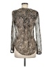 Veronica Beard Silver Long Sleeve Blouse Size 6 - photo 2