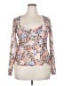 Shein Curve 100% Polyester Tan Long Sleeve Blouse Size 2X - photo 1