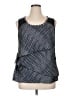 Alfani 100% Polyester Blue Sleeveless Blouse Size 1X - photo 1