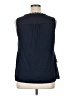 Alfani 100% Polyester Blue Sleeveless Blouse Size 1X - photo 2