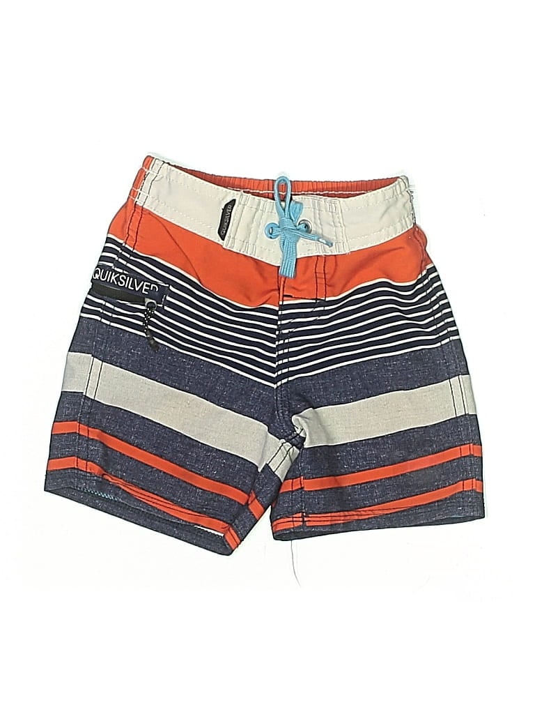 Pre-owned Quiksilver Kids' Board Shorts In Orange