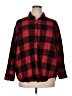 Old Navy 100% Cotton Plaid Red Long Sleeve Button-Down Shirt Size XL - photo 1
