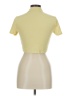 Zara Yellow Short Sleeve Turtleneck Size M - photo 2