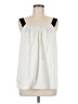 Ann Taylor LOFT 100% Polyester Ivory Sleeveless Blouse Size M - photo 1