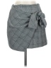 Forever 21 Contemporary Plaid Gray Formal Skirt Size S - photo 1