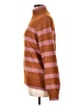 Ichi Stripes Brown Turtleneck Sweater Size L - photo 5