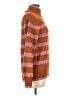Ichi Stripes Brown Turtleneck Sweater Size L - photo 4