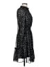 Taylor 100% Polyester Animal Print Black Cocktail Dress Size S - photo 4