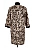 Zara Basic Animal Print Brown Casual Dress Size L - photo 2