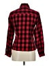 Foxcroft Checkered-gingham Red Long Sleeve Blouse Size 6 - photo 2