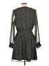 Old Navy 100% Polyester Polka Dots Black Casual Dress Size L - photo 2