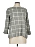 Cynthia Rowley TJX Plaid Gray Pullover Sweater Size L - photo 1