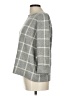 Cynthia Rowley TJX Plaid Gray Pullover Sweater Size L - photo 5
