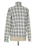Classic Elements 100% Cotton Checkered-gingham Ivory Turtleneck Sweater Size M - photo 2