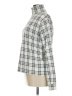 Classic Elements 100% Cotton Checkered-gingham Ivory Turtleneck Sweater Size M - photo 5