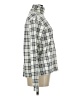 Classic Elements 100% Cotton Checkered-gingham Ivory Turtleneck Sweater Size M - photo 4