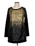 Coco And Main Gold 3/4 Sleeve Top Size M - photo 1