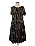 Torrid Print Black Casual Dress Size Med Plus (00) - photo 1