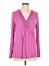 Willi Smith Pink Long Sleeve Blouse Size L - photo 1