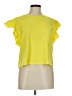 Zara Yellow Short Sleeve Top Size M - photo 1